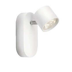 spot à led - philips myliving star - 1 x 4.5w - blanc - philips 562403116 pas cher