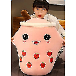 Avis Universal 50 cm tasse en peluche dessin animé doux tasse rond rond poupée farcide de fraise douce thé de lait | oreillers moelleux