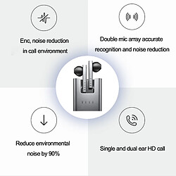 Universal Écouteurs sans fil Bluetooth 5.2 Boîte de recharge TWS écouteurs de jeu Annuler le bruit Microphone pour écouteurs d'oreille pas cher