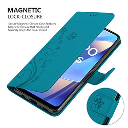 Cadorabo Coque Oppo A16s / A54s Etui en Bleu pas cher