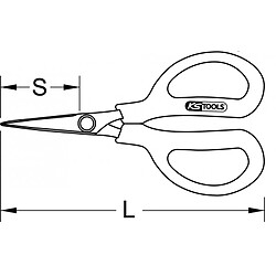 Acheter KS TOOLS 118.0065 Ciseau pour Kevlar, L.160 mm