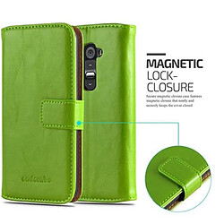 Avis Cadorabo Coque LG G2 Etui en Vert