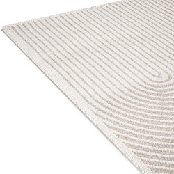 ICONIK INTERIOR Grand Tapis Design Contemporain et Moderne - Beige (290x200 cm) - Lubida Beige