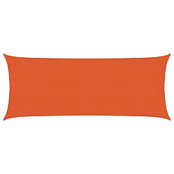 vidaXL Voile d'ombrage 160 g/m² Orange 2x5 m PEHD