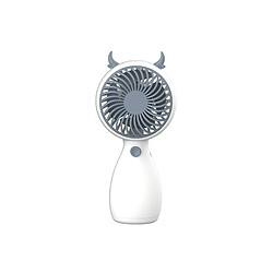 Ventilateur de Refroidissement Portatif Léger de Fonctionnement Silencieux de Mini Ventilateur pour la Maison-Blanc