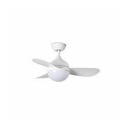 faro Plafonnier ventilateur Hvar blanc mat 54,9 Cm