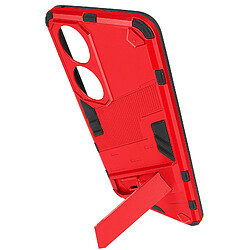 Avizar Coque pour Honor 90 Hybride Antichoc Support Béquille Support Rouge