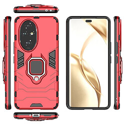 Htdmobiles Coque pour Honor 200 Pro 5G - housse etui rigide anti choc + film ecran - ROUGE