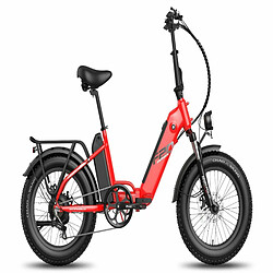 FAFREES FF20 Polar Vélo Électrique - 500W Autonomie 110KM Freins à Disque - Rouge 