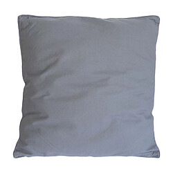 Jardindeco Coussin carré pour dossier de canapé 60 cm gris.