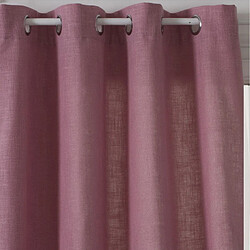 Atmosphera, Createur D'Interieur Rideau Clem - 140 x 260 cm - Rose foncé