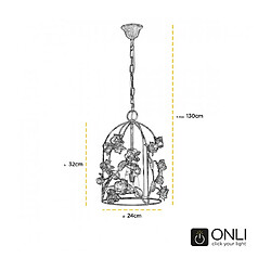 Acheter Onli Suspension CAROLINA Métal Bronze