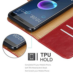 Cadorabo Coque HTC Desire 12 Etui en Rouge pas cher