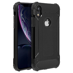 Avizar Coque Apple iPhone XR Protection Bi-matière Antichutes (1,80m) - Noir