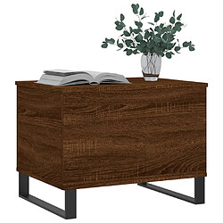 Acheter Maison Chic Tabls basse,Table Console pour salon Chêne marron 60x44,5x45 cm Bois d'ingénierie -MN78044