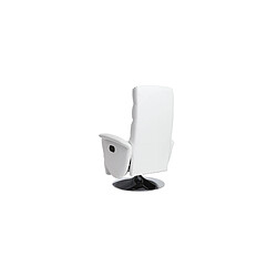 Miliboo Fauteuil relax manuel blanc NELSON pas cher