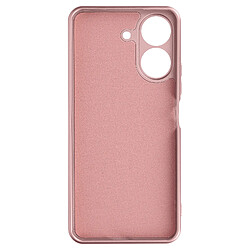 Avizar Coque pour Xiaomi Redmi 13C flexible effet métallisé intérieur doux Rose