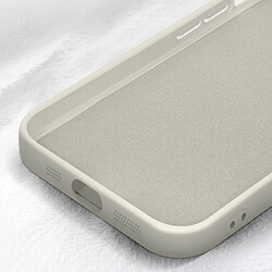 Avis Avizar Coque Silicone pour iPhone 15 Plus Caméra Protégée Soft Touch Série Sweet Blanc