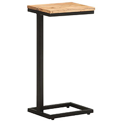 vidaXL Tables d'appoint 2 pcs 31,5x24,5x64,5 cm Bois d'acacia solide