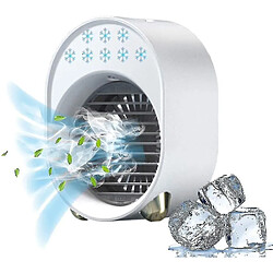 Ventilateur de Climatiseur Portable Rechargeable Usb Conditioner-blanc