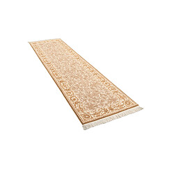 Vidal Tapis de couloir en laine 300x81 brun Darya