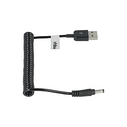 vhbw Câble USB de chargement compatible avec Panasonic HC-V100, HC-V100MGK, HC-V130, HC-V160, HC-V180, HC-V210M caméra, camcorder, noir