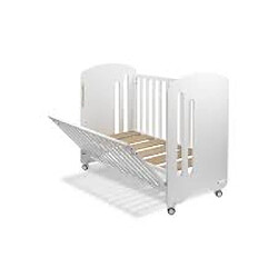 Interbaby Lit Bébé pour Matelas 60x120-Lovely-Blanc