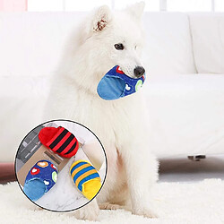 Jouet de Sondage En Peluche Pour Chien De Compagnie 3 Pièces, protection de Nettoyage Des Dents En Forme De pantoufle Jouet à Dents Molaires Résistant aux Morsures