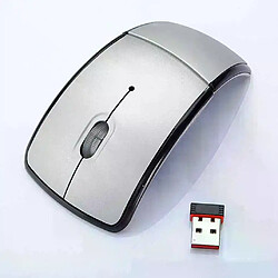 Souris sans fil 2,4 GHz, souris d'ordinateur pliable, souris optique pliable, récepteur USB pour ordinateur portable, ordinateur de bureau