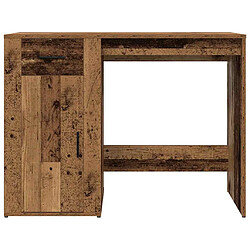 Acheter vidaXL Bureau vieux bois 100x49x75 cm bois d'ingénierie