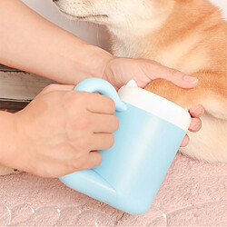 Avis Tasse De Nettoyage De Pattes De Chien Doux Doux Pour Animaux De Compagnie 360 degrés Nettoyant Silicone Bleu