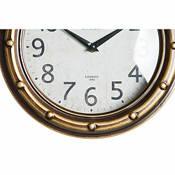 Avis Horloge Murale DKD Home Decor 28,5 x 8 x 50 cm Verre Fer Vintage (2 Unités)