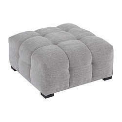 Avis Pouf en tissu chiné gris DILOME de Pascal Morabito