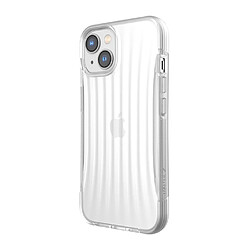 Raptic Coque pour iPhone 14 Clutch Shockproof 3M avec motif rayures Transparent