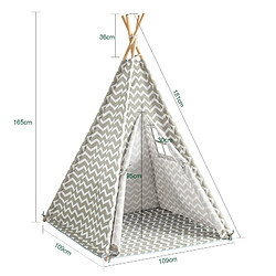 Avis SoBuy OSS03 Tipi Enfant Tente pour Enfant avec Tapis De Sol Indian Teepee Tente de Jeu