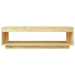 Acheter vidaXL Table basse 110x50x33,5 cm bois de pin massif