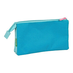 Avis Trousse d'écolier Benetton Sugar Bleu clair (22 x 12 x 3 cm)