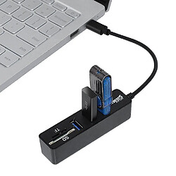 Universal Type C Hub 2.0 Multi USB 2.0 Hub Usb Splitter TF SD Card Reader All in One for PC Computer pas cher