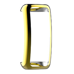 Coque en TPU électroplaqué, anti-rayures pour votre Fitbit Inspire 3 - or