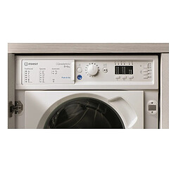 Avis Lave-linge séchant intégrable 8/6kg 1400 tours/min tout intégrable - BIWDIL861485EU - INDESIT