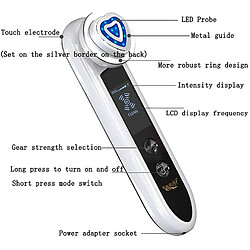 Chrono Instrument de beauté Importation et exportation Instrument RF Instrument de beauté RF Instrument de massage du visage Lifting et rajeunissement du visage Rides des yeux du visage(Blanc)