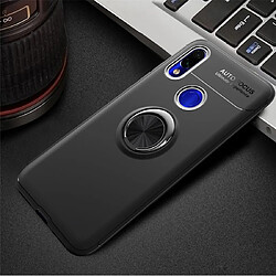 Wewoo Coque Souple Titulaire d'anneau en métal 360 degrés rotation cas TPU pour Xiaomi Redmi 7 noir