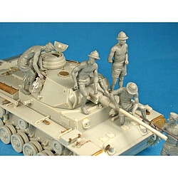 Mini Art Figurine Mignature German Tank Crew ""afrika Korps"" Special Edition pas cher