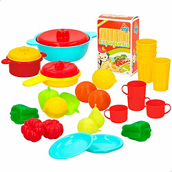 Color Baby Set de jouets alimentaires Colorbaby Linge et ustensiles de cuisine 31 Pièces (6 Unités)