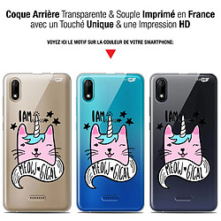 Avis Caseink Coque arrière Wiko Y60 (5.45 ) Gel HD [ Nouvelle Collection - Souple - Antichoc - Imprimé en France] I Am MEOUgical