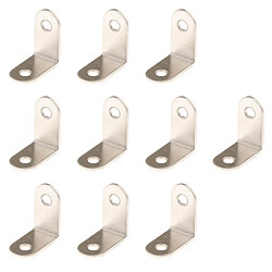 10pcs attaches d'angle en acier epaissi angle droit 30x30x16mm