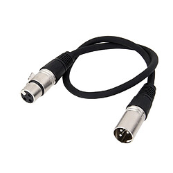 Fils équilibrés De Fil De Microphone / Câble XLR Mâle équilibré Aux Prises Femelles 0.5M