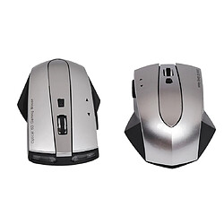 Avis Yonis Souris Sans Fil Rechargeable Avec HUB Noir Argent