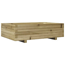 vidaXL Jardinière 90x60x26,5 cm bois de pin imprégné