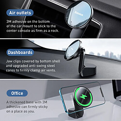 Avis Universal 12 Pro Max Chargeur de voiture sans fil Chargeur de téléphone portable Clip Air Vent Support | Chargeur sans fil (noir)